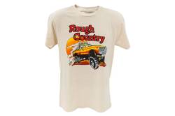 Rough Country Suspension Systems - Rough Country 840913XL T-Shirt Throwback Cream 3XL - Image 1