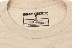 Rough Country Suspension Systems - Rough Country 840913XL T-Shirt Throwback Cream 3XL - Image 3