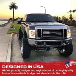 Recon - Recon 264196CLC Projector HeadLights Clear Lens 08-10 Ford Super Duty - Image 4