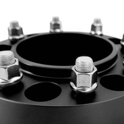 Mishimoto - Mishimoto BNWS-001-350BK 1.40" Black Wheel Spacers 6X139.7 93.1mm CB M12x1.5 - Image 2