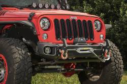 Rugged Ridge - Rugged Ridge 11549.11 Arcus Front Bumper Set w/Tray/Hooks 07-18 Jeep Wrangler JK - Image 3