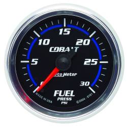AutoMeter - AutoMeter 6161 Cobalt Fuel Pressure Gauge 0-30 PSI 2-1/16" Stepper Motor - Image 1