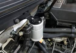 J&L Oil Separator Co - J&L Oil Separator 3036P-C 3.0 Passenger Side Mounted Oil Separator Silver - Image 2
