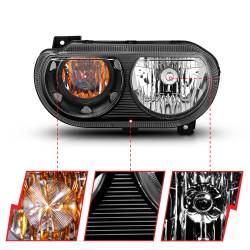 Anzo USA - Anzo USA 121526 Crystal Headlight Set for 08-14 Challenger - Image 3