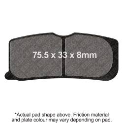 EBC Motorcycle Brakes - EBC Motorcycle Brakes FA474 Organic FA Series Pads - Image 1