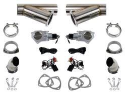 Granatelli Motor Sports - Granatelli MS 307522D Electronic Exhaust Cutout Systems Stainless Steel Weld-In - Image 1