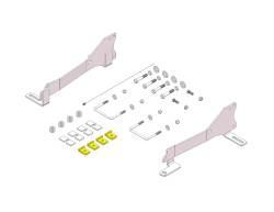 Husky Towing - Husky Towing 32831 5th Wheel Hitch Frame Mount Brackets Silverado/Sierra - Image 1