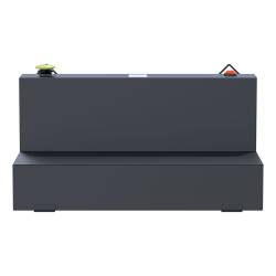 UWS - UWS ST-75-L-MB Matte Black 75-Gallon L-Shape Steel Transfer Tank - Image 2