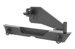 Rough Country Suspension Systems - Rough Country Rear Trail Bumper w/Tire Carrier Black for Wrangler JL 10598 - Image 3