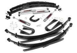 Rough Country Suspension Systems - Rough Country 19730 4" Suspension Lift Kit for 73-76 GM 2500 SUV 4WD 56" Spring - Image 1