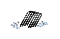 Rough Country Suspension Systems - Rough Country 9/16 x 3.125 x 10 Radius Top Leaf Spring U-Bolts 4PC 7650 - Image 1