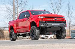 Rough Country Suspension Systems - Rough Country 21002S 4.5" Oval Tube Nerf Steps for 19-26 Silverado/Sierra Crew - Image 4