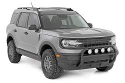 Rough Country Suspension Systems - Rough Country 51044 Black Front Bumper Nudge Bar w/LED 21-25 Ford Bronco Sport - Image 2