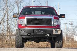 Rough Country Suspension Systems - Rough Country 70229 Front Mesh Grille Insert Black for 09-14 Ford F150 - Image 2