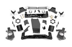 Rough Country Suspension Systems - Rough Country 18201 6" Lift Kit Alum/Stamp Steel for 14-18 Sierra 1500 Denali - Image 1