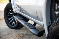 Rough Country Suspension Systems - Rough Country 4.5" Oval Tube Nerf Steps Black 19-24 Silverado/Sierra Crew 21002 - Image 4