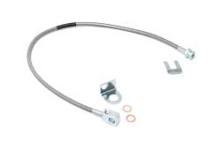 Rough Country Suspension Systems - Rough Country Rear Stainless Brake Line for Jeep XJ/TJ w/4"-6" Lift 89703 - Image 1