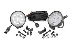 Rough Country Suspension Systems - Rough Country 70804 Chrome Series 4" LED Round Light Pods-Spot - Image 3