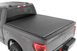 Rough Country Suspension Systems - Rough Country 42225650 Soft Roll-up Vinyl Tonneau Cover for 15-26 Ford F150 6.5' - Image 1