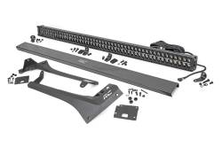 Rough Country Suspension Systems - Rough Country 70068 Windshield Mount 50" LED Light Bar Kit for 18-26 Jeep JL/JT - Image 1
