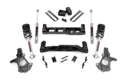Rough Country Suspension Systems - Rough Country 5" Suspension Lift Kit 14-18 Silverado/Sierra 1500 RWD 24834 - Image 1