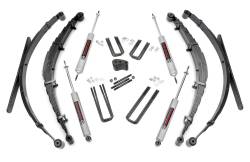 Rough Country Suspension Systems - Rough Country 505.20 4" Suspension Lift Kit for 77-79 Ford F250 4WD w/RR Springs - Image 1