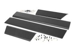 Rough Country Suspension Systems - Rough Country 10582 Lower Door Panel Armor Black for 84-01 Jeep Cherokee XJ 4DR - Image 1