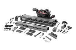 Rough Country Suspension Systems - Rough Country 70712BL Black Series 12" Single Row LED Light Bar Each - Image 2