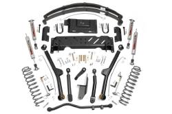 Rough Country Suspension Systems - Rough Country 61722 4.5" Long-Arm Lift Kit for 84-01 Jeep Cherokee XJ 4WD NP242 - Image 2