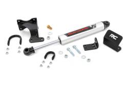 Rough Country Suspension Systems - Rough Country 8731970 V2 Single Steering Stabilizer 2"-8" Lift for 07-18 Jeep JK - Image 1