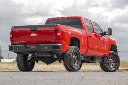 Rough Country Suspension Systems - Rough Country HD Black Rear Bumper for 11-19 Silverado/Sierra 2500HD/3500 - Image 2