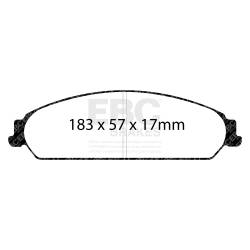 EBC Brakes - EBC Brakes DP51724NDX Bluestuff NDX Full Race Brake Pads - Image 3