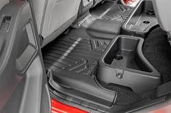 Rough Country Suspension Systems - Rough Country Front/Rear Floor Liners Black for 08-21 Frontier Crew M-80513 - Image 4