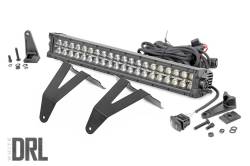 Rough Country Suspension Systems - Rough Country 70779DRL Bumper Mount 20" LED Light Bar Kit for 19-24 RAM 1500 - Image 1