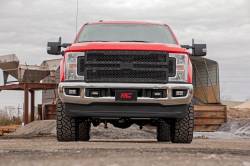 Rough Country Suspension Systems - Rough Country 70213 Front Mesh Grille Insert Black for 17-19 Ford Super Duty - Image 5
