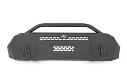 Rough Country Suspension Systems - Rough Country 10712 Hybrid Front Winch Bumper Black for 16-23 Toyota Tacoma - Image 1