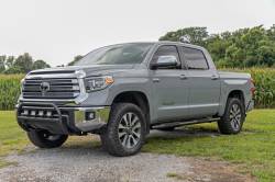 Rough Country Suspension Systems - Rough Country 4.5" Oval Tube Nerf Steps Black for 07-21 Tundra CrewMax 21009 - Image 6