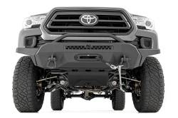 Rough Country Suspension Systems - Rough Country 10713 High Clearance Front Winch Bumper Black for 16-23 Tacoma - Image 2