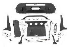 Rough Country Suspension Systems - Rough Country 10713 High Clearance Front Winch Bumper Black for 16-23 Tacoma - Image 6
