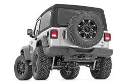 Rough Country Suspension Systems - Rough Country 10599 Muffler Skid Plate Black for 18-26 Jeep Wrangler JL 4WD - Image 4