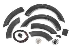Rough Country Suspension Systems - Rough Country F-F11612A Black Pocket Fender Flares for 21-26 Ford Bronco Sport - Image 1