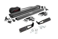 Rough Country Suspension Systems - Rough Country 70568BL Bumper Mount 20" LED Light Bar Kit for 10-18 RAM HD - Image 1