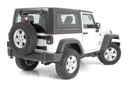 Rough Country Suspension Systems - Rough Country 90763 Contoured Drop Step Nerf Bars for 07-18 Jeep Wrangler JK 2DR - Image 6