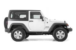 Rough Country Suspension Systems - Rough Country 90763 Contoured Drop Step Nerf Bars for 07-18 Jeep Wrangler JK 2DR - Image 3