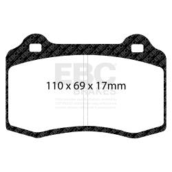 EBC Brakes - EBC Brakes DP51031NDX Bluestuff NDX Full Race Brake Pads for 92-02 Viper - Image 3