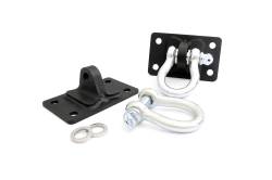 Rough Country Suspension Systems - Rough Country 1046 D-Ring Mounts & Shackles for RC Bumpers for Wrangler JK - Image 1