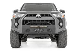 Rough Country Suspension Systems - Rough Country 10743A Hybrid Front Winch Bumper Black for 14-24 Toyota 4Runner - Image 4
