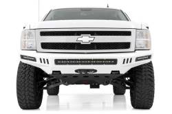 Rough Country Suspension Systems - Rough Country 10794 Front Bumper Skid Plate w/RC 10910 Black for 07-13 GM 1500 - Image 3