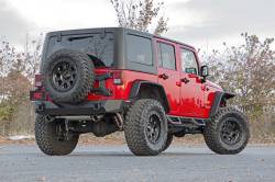 Rough Country Suspension Systems - Rough Country Heavy Duty Rear Tire Carrier Kit Black for Jeep Wrangler JK 10523 - Image 4