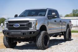 Rough Country Suspension Systems - Rough Country 10787 Heavy Duty Black Front Bumper for 17-22 Ford F250/F350 SD - Image 6